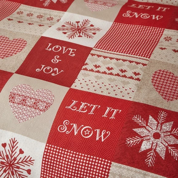 Discount ✔️ Catherine Lansfield Catherine Lansfield Let it Snow Cotton Rich Red Duvet Cover and Pillowcase Set ❤️ - Image 3