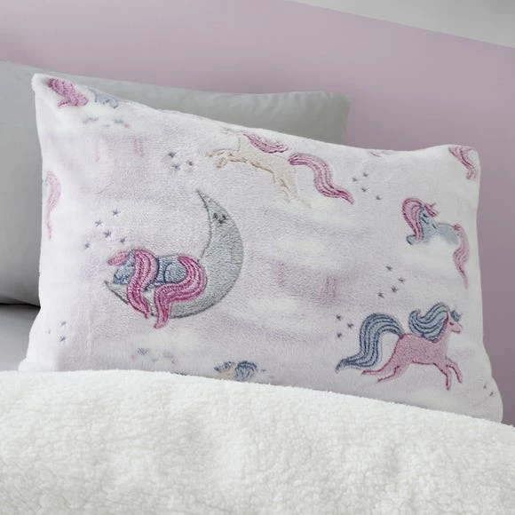 Hot Sale ๐คฉ Catherine Lansfield Catherine Lansfield Unicorn Dreams Glow In The Dark Duvet Cover and Pillowcase Set ๐ - Image 4