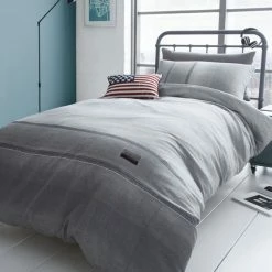 Cheapest ✨ Catherine Lansfield Catherine Lansfield Denim Grey Duvet Cover and Pillowcase Set 🥰