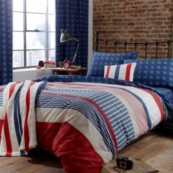 Brand new 🛒 Catherine Lansfield Catherine Lansfield Stars and Stripes Duvet Cover and Pillowcase Set 🎁