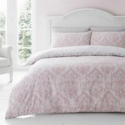 Brand new 😉 Catherine Lansfield Catherine Lansfield Damask Blush Duvet Cover and Pillowcase Set 👍