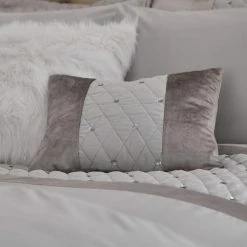 Promo 🥰 Catherine Lansfield Catherine Lansfield Silver Sequin Cluster Cushion 💯