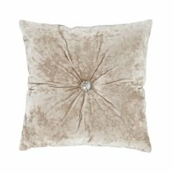 Buy ✔️ Catherine Lansfield Catherine Lansfield Natural Crushed Velvet Cushion ✨