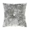 New 🌟 Catherine Lansfield Catherine Lansfield Silver Crushed Velvet Cushion 🔥
