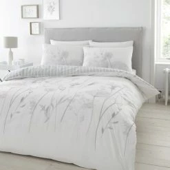 Coupon ๐ Catherine Lansfield Catherine Lansfield Meadowsweet Floral White Reversible Duvet Cover and Pillowcase Set โ๏ธ