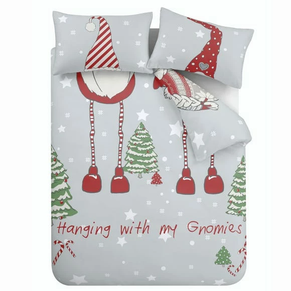 Budget 🌟 Catherine Lansfield Catherine Lansfield Hanging With My Gnomies Duvet Cover and Pillowcase Set 🌟 - Image 5