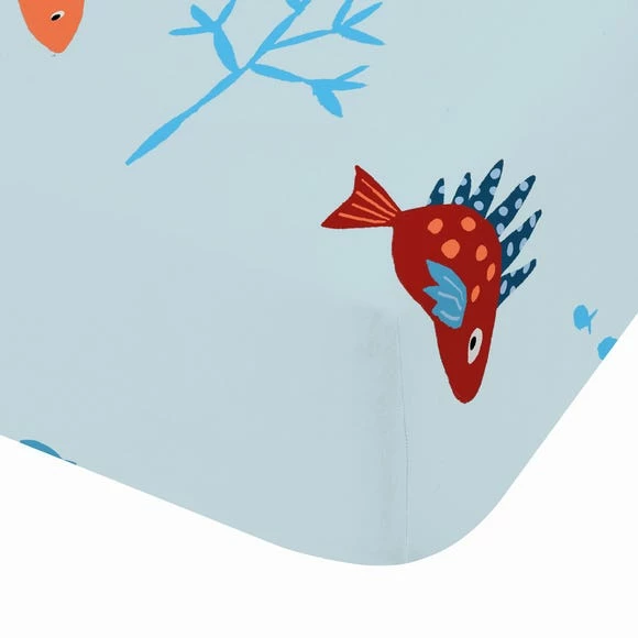 Flash Sale ๐งจ Catherine Lansfield Catherine Lansfield Ocean Life Fitted Sheet ๐