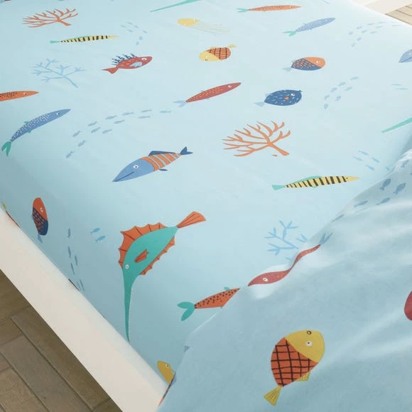 Flash Sale ๐งจ Catherine Lansfield Catherine Lansfield Ocean Life Fitted Sheet ๐ - Image 2