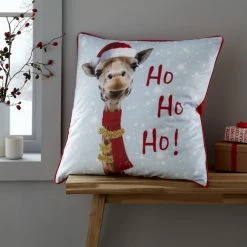 Promo 🧨 Catherine Lansfield Catherine Lansfield 🎁 Christmas Giraffe Cushion 🔔