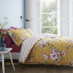 Top 10 ✨ Catherine Lansfield Catherine Lansfield Canterbury Yellow Duvet Cover and Pillowcase Set 🔔