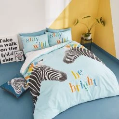 Deals ✨ Catherine Lansfield Catherine Lansfield Stay Wild Zebra Duvet Cover and Pillowcase Set ✔️