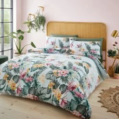 Best Sale 🤩 Catherine Lansfield Catherine Lansfield Tropical Floral Duvet Cover and Pillowcase Set 🤩