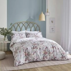 Promo 🤩 Catherine Lansfield Catherine Lansfield Dried Flowers Duvet Cover and Pillowcase Set 👏