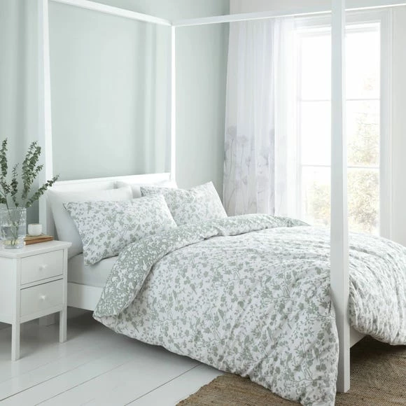 Best reviews of 👏 Catherine Lansfield Catherine Lansfield Floral Birds 100% Cotton Duvet Cover and Pillowcase Set 🤩 - Image 2