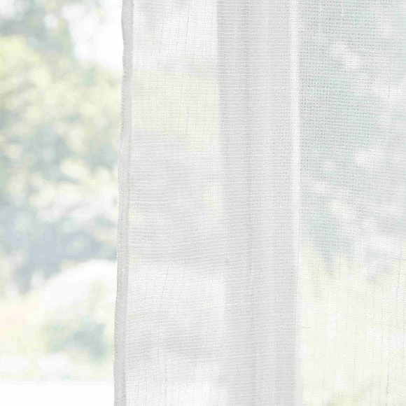 Deals 👍 Catherine Lansfield Catherine Lansfield Diamante Sparkle Tab Top Voile Curtain Panel 🌟 - Image 3