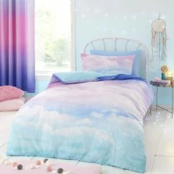Best reviews of ๐ Catherine Lansfield Catherine Lansfield Ombre Rainbow Clouds Duvet Cover and Pillowcase Set ๐งจ