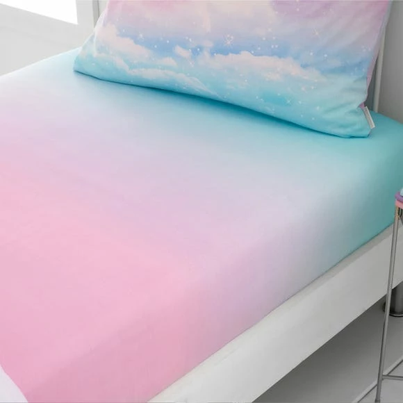 Cheap ๐ Catherine Lansfield Catherine Lansfield Ombre Rainbow Clouds Fitted Sheet ๐ - Image 2