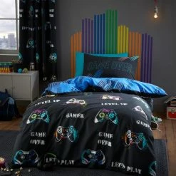 Best Pirce ๐ฏ Catherine Lansfield Catherine Lansfield Game Over Duvet Cover and Pillowcase Set ๐ฏ