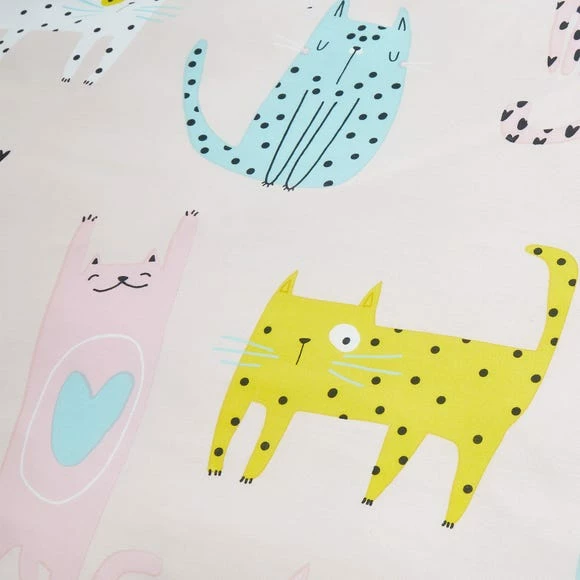 Best reviews of 🤩 Catherine Lansfield Catherine Lansfield Cute Cats Pink Eyelet Curtains 👍 - Image 3