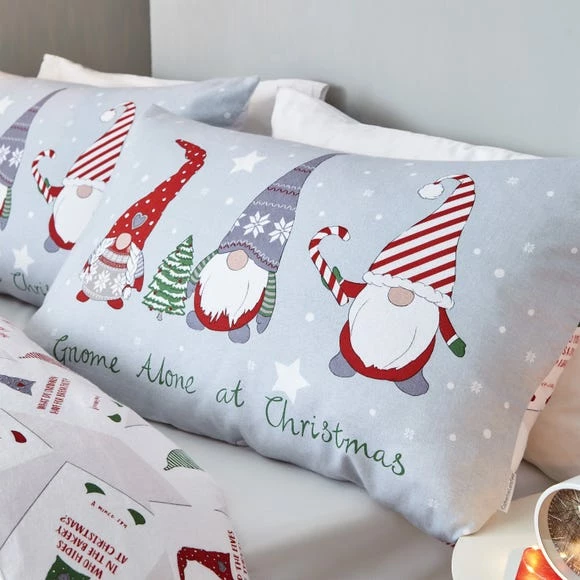 Coupon 🛒 Catherine Lansfield Catherine Lansfield Brushed 🎅 Christmas Gnomes Duvet Cover Set 😍 - Image 3